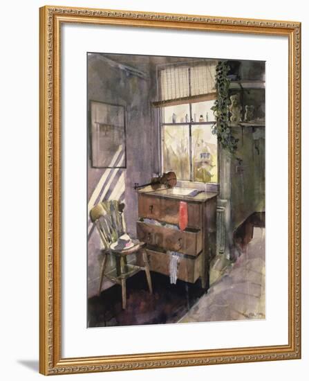 Anna's Bedroom-John Lidzey-Framed Giclee Print