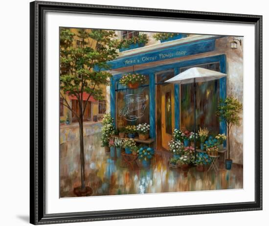 Anna's Corner Flower Shop-null-Framed Art Print