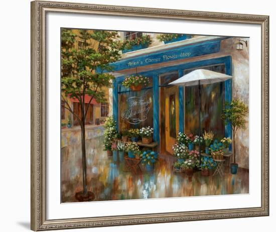 Anna's Corner Flower Shop-null-Framed Art Print