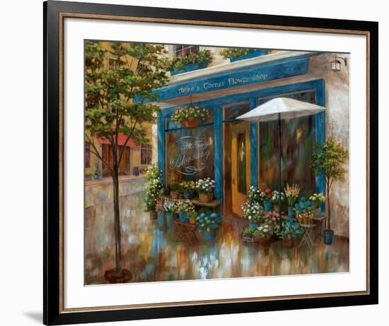 Anna's Corner Flower Shop-null-Framed Art Print