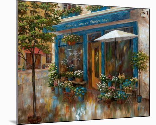 Anna's Corner Flower Shop-null-Mounted Art Print