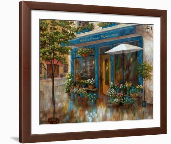 Anna's Corner Flower Shop-null-Framed Art Print