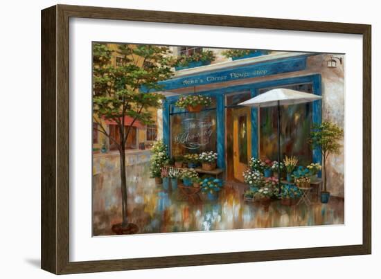 Anna's Corner Flower Shop-null-Framed Art Print