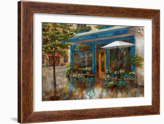 Anna's Corner Flower Shop-null-Framed Art Print