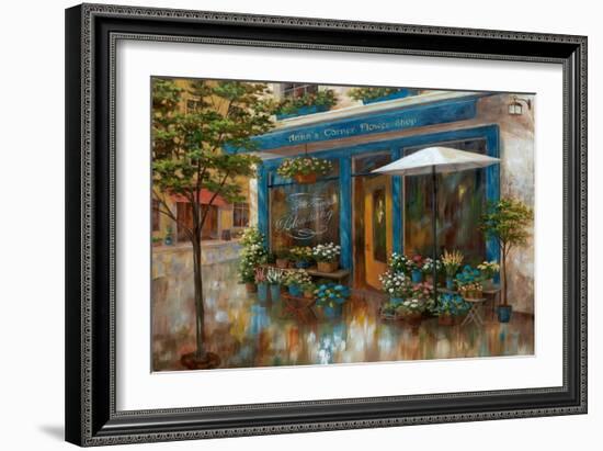 Anna's Corner Flower Shop-null-Framed Art Print