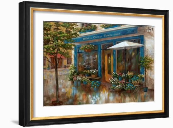 Anna's Corner Flower Shop-null-Framed Art Print