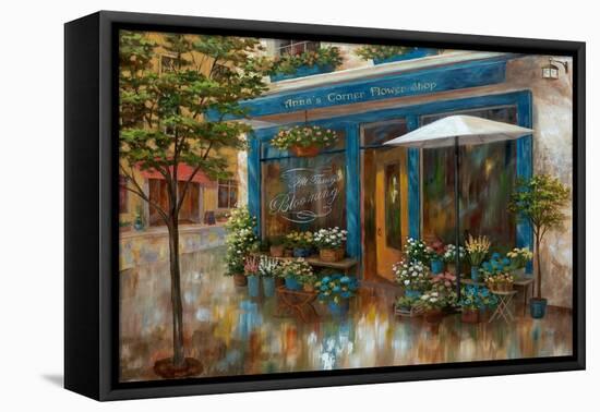 Anna's Corner Flower Shop-null-Framed Stretched Canvas