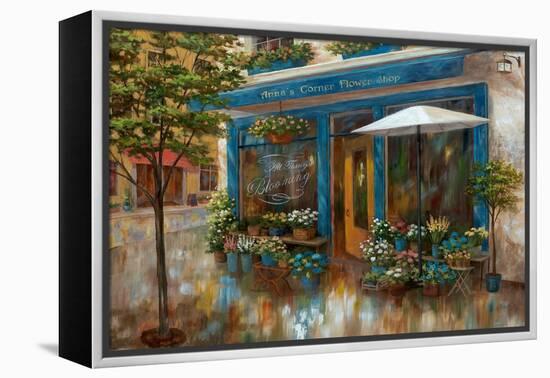 Anna's Corner Flower Shop-null-Framed Stretched Canvas