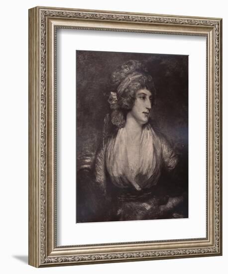 Anna Seward, English writer and poet, c late 18th or early 19th century (1894)-Unknown-Framed Giclee Print