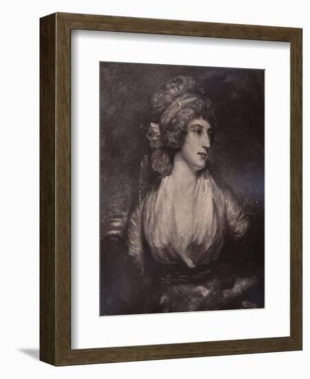 Anna Seward, English writer and poet, c late 18th or early 19th century (1894)-Unknown-Framed Giclee Print