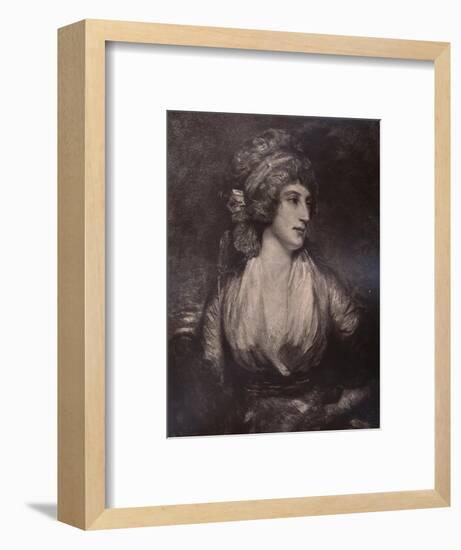 Anna Seward, English writer and poet, c late 18th or early 19th century (1894)-Unknown-Framed Giclee Print