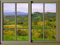 View from the Window at Castiglione D'Orcia-Anna Siena-Giclee Print