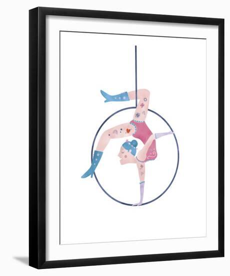 Anna the Acrobat-Clara Wells-Framed Giclee Print