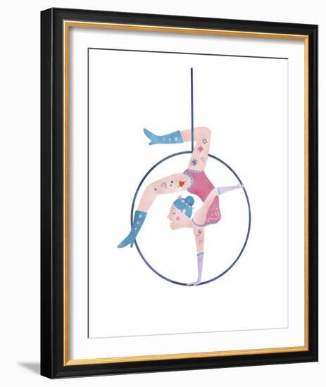 Anna the Acrobat-Clara Wells-Framed Giclee Print