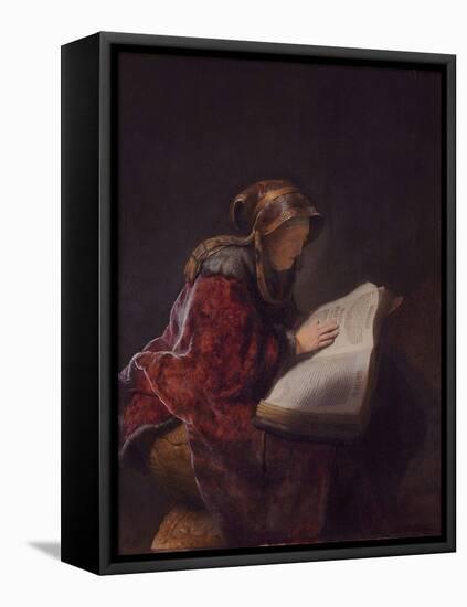 Anna the Prophetess, 1631-Rembrandt van Rijn-Framed Premier Image Canvas