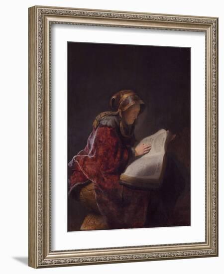 Anna the Prophetess, 1631-Rembrandt van Rijn-Framed Giclee Print