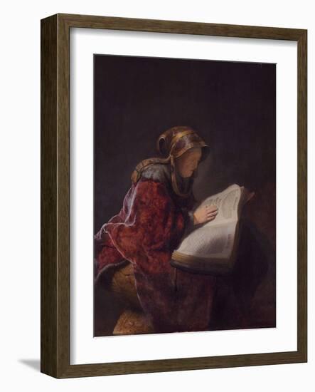 Anna the Prophetess, 1631-Rembrandt van Rijn-Framed Giclee Print