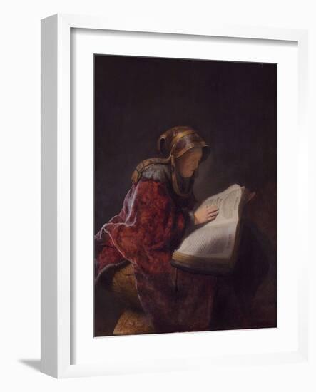 Anna the Prophetess, 1631-Rembrandt van Rijn-Framed Giclee Print