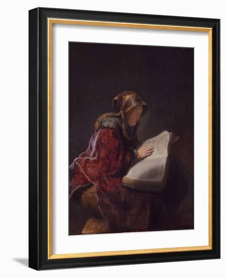 Anna the Prophetess, 1631-Rembrandt van Rijn-Framed Giclee Print