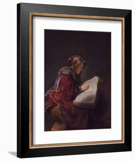 Anna the Prophetess, 1631-Rembrandt van Rijn-Framed Giclee Print