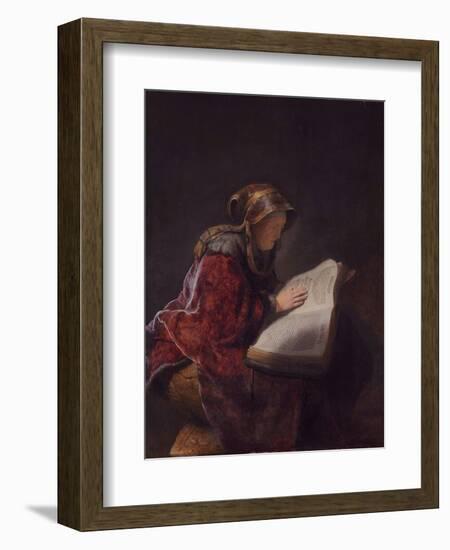 Anna the Prophetess, 1631-Rembrandt van Rijn-Framed Premium Giclee Print