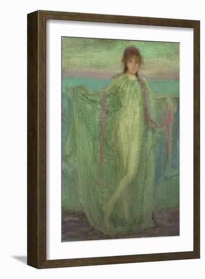 Annabel Lee (Oil on Canvas)-James Abbott McNeill Whistler-Framed Giclee Print