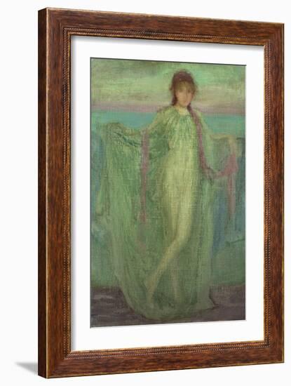 Annabel Lee (Oil on Canvas)-James Abbott McNeill Whistler-Framed Giclee Print