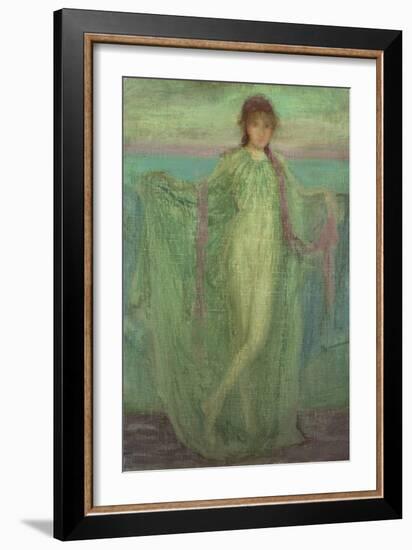 Annabel Lee (Oil on Canvas)-James Abbott McNeill Whistler-Framed Giclee Print