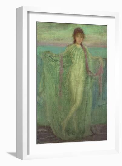 Annabel Lee (Oil on Canvas)-James Abbott McNeill Whistler-Framed Giclee Print