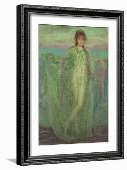 Annabel Lee (Oil on Canvas)-James Abbott McNeill Whistler-Framed Giclee Print