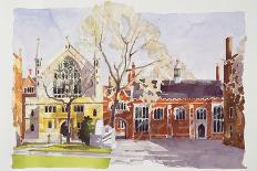 Temple Church, Temple-Annabel Wilson-Giclee Print