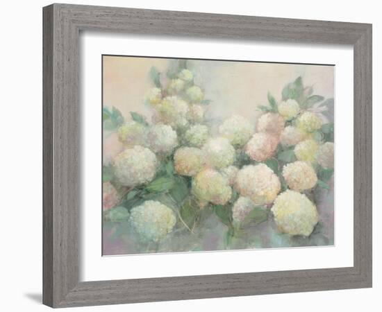 Annabelle Hydrangeas-Julia Purinton-Framed Art Print