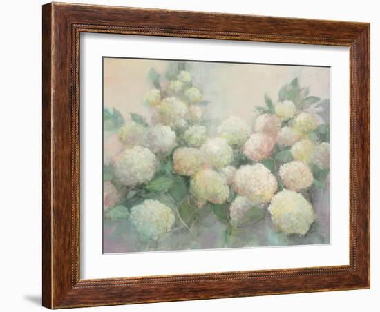 Annabelle Hydrangeas-Julia Purinton-Framed Art Print