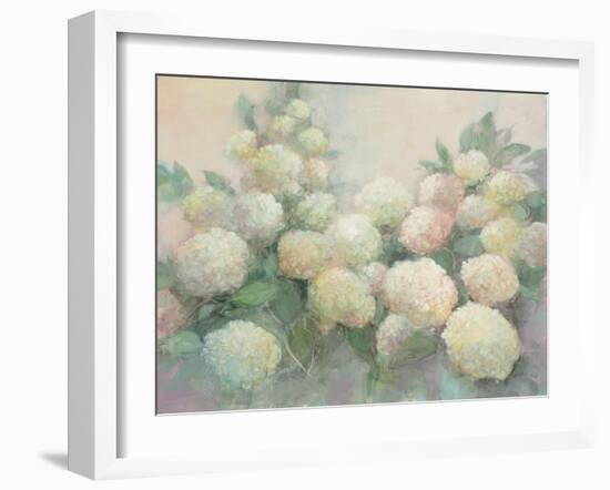 Annabelle Hydrangeas-Julia Purinton-Framed Art Print