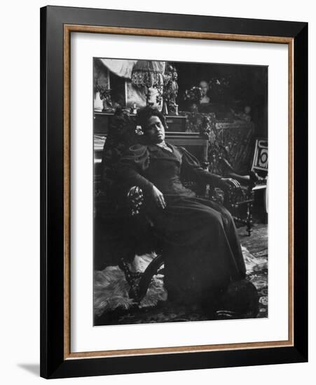 Annah La Javanaise (B.1880) Mistress of Paul Gauguin (1848-1903) Rue De La Grande Chaumiere-Alphonse Mucha-Framed Photographic Print