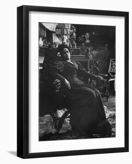 Annah La Javanaise (B.1880) Mistress of Paul Gauguin (1848-1903) Rue De La Grande Chaumiere-Alphonse Mucha-Framed Photographic Print