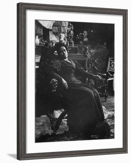 Annah La Javanaise (B.1880) Mistress of Paul Gauguin (1848-1903) Rue De La Grande Chaumiere-Alphonse Mucha-Framed Photographic Print