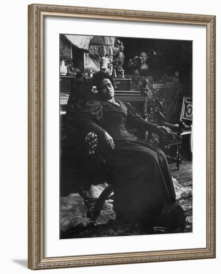 Annah La Javanaise (B.1880) Mistress of Paul Gauguin (1848-1903) Rue De La Grande Chaumiere-Alphonse Mucha-Framed Photographic Print