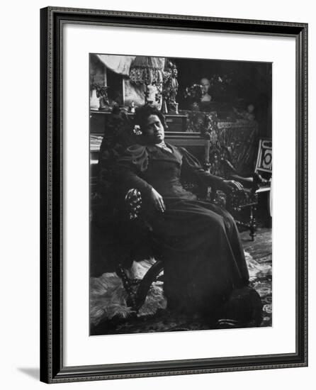 Annah La Javanaise (B.1880) Mistress of Paul Gauguin (1848-1903) Rue De La Grande Chaumiere-Alphonse Mucha-Framed Photographic Print