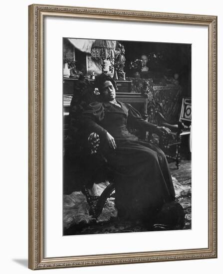 Annah La Javanaise (B.1880) Mistress of Paul Gauguin (1848-1903) Rue De La Grande Chaumiere-Alphonse Mucha-Framed Photographic Print