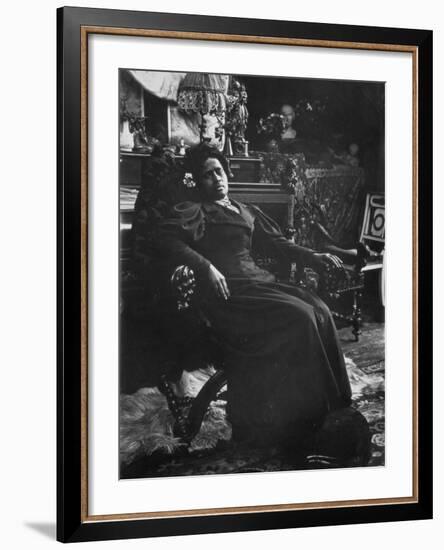 Annah La Javanaise (B.1880) Mistress of Paul Gauguin (1848-1903) Rue De La Grande Chaumiere-Alphonse Mucha-Framed Photographic Print