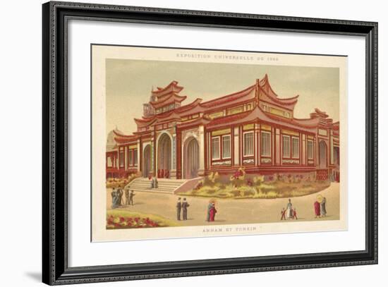 Annam and Tonkin, Exposition Universelle 1889, Paris-null-Framed Giclee Print