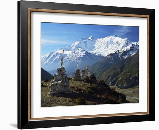 Annapurna Himalayan Range, Marsyangdi River Valley, Gandaki, Western Region (Pashchimanchal), Nepal-Jochen Schlenker-Framed Photographic Print