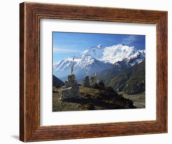 Annapurna Himalayan Range, Marsyangdi River Valley, Gandaki, Western Region (Pashchimanchal), Nepal-Jochen Schlenker-Framed Photographic Print