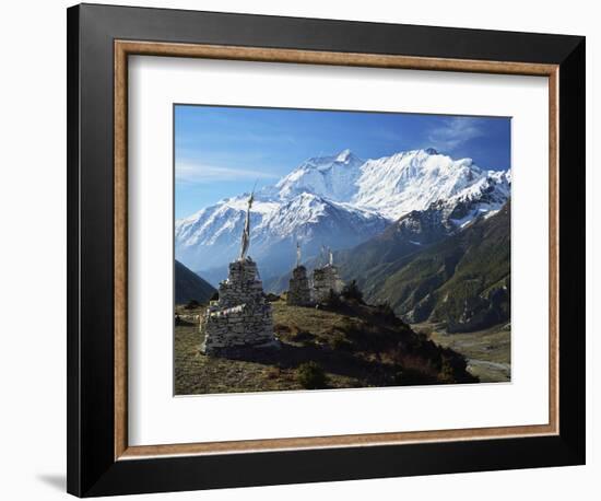 Annapurna Himalayan Range, Marsyangdi River Valley, Gandaki, Western Region (Pashchimanchal), Nepal-Jochen Schlenker-Framed Photographic Print