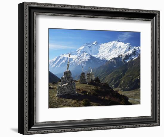 Annapurna Himalayan Range, Marsyangdi River Valley, Gandaki, Western Region (Pashchimanchal), Nepal-Jochen Schlenker-Framed Photographic Print