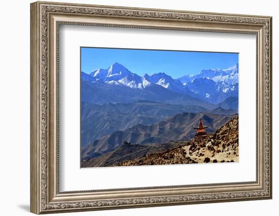 Annapurna landscape, Mustang, Nepal, Himalayas, Asia-null-Framed Photographic Print