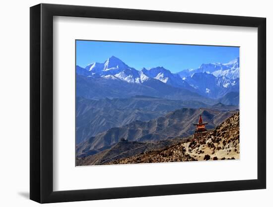 Annapurna landscape, Mustang, Nepal, Himalayas, Asia-null-Framed Photographic Print