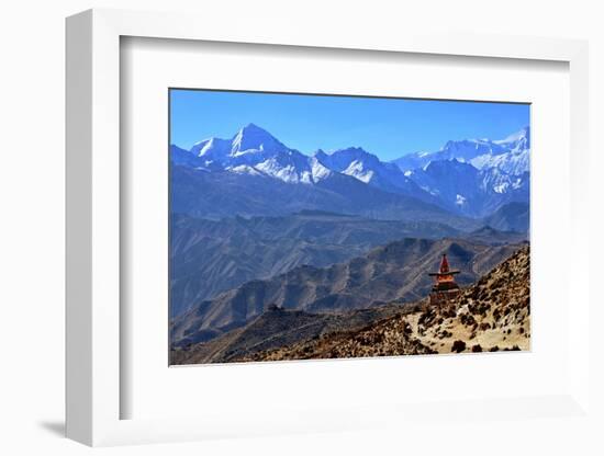 Annapurna landscape, Mustang, Nepal, Himalayas, Asia-null-Framed Photographic Print