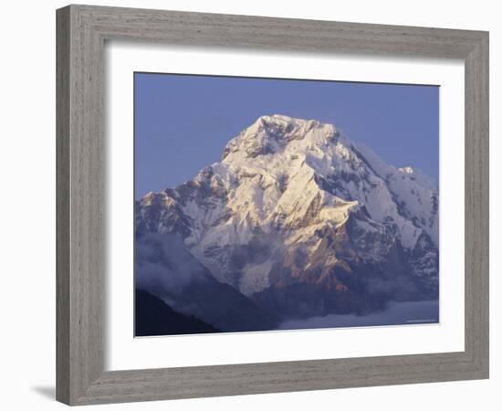 Annapurna South, 7219M, Himalayas, Nepal, Asia-Gavin Hellier-Framed Photographic Print